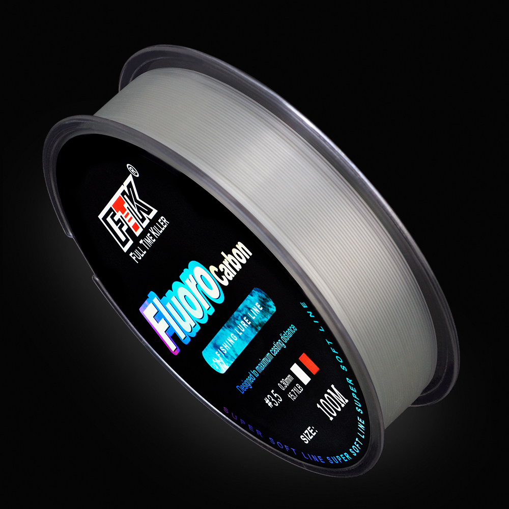 خيط صيد FTK بطول 100 متر، قوة  - مراجعة Copolymer Line وسعره
