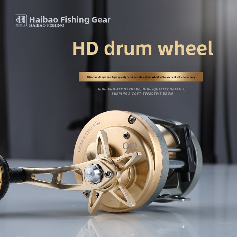 بكرة صيد معدنية HD300، بكرة بط - مراجعة Ice Fishing Line وسعره