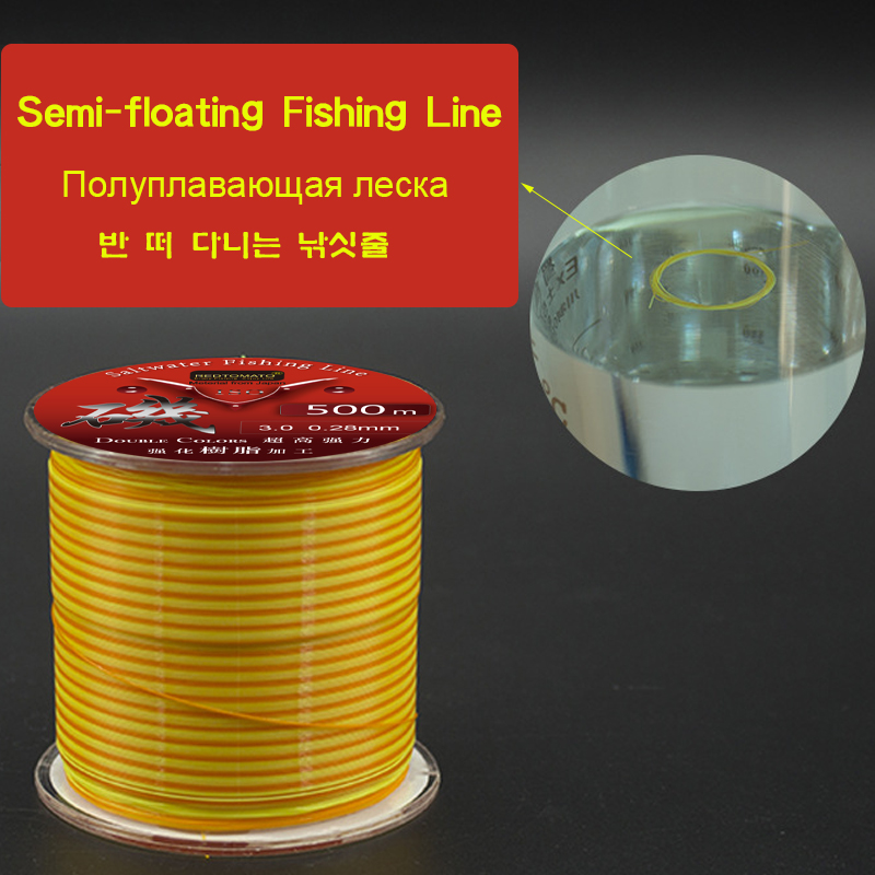 500 متر شبه العائمة خيط صنارة  - مراجعة Copolymer Line وسعره